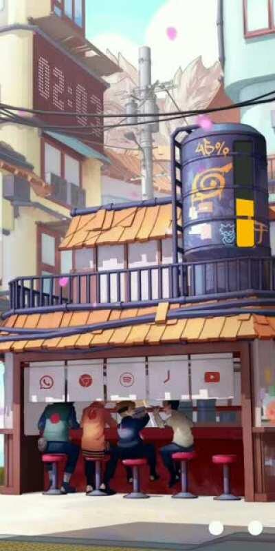 Wanted to share my current Naruto themed phone setup