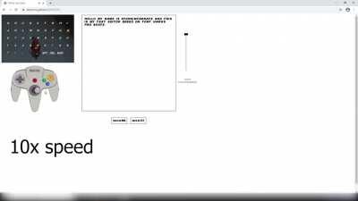 Text editor but it's Tony Hawk's Pro Skater 2 keyboard