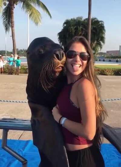 Suns out, tongues out