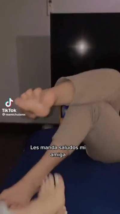 @mamichulax and friend Soft Toes and Soles in your face 🔥