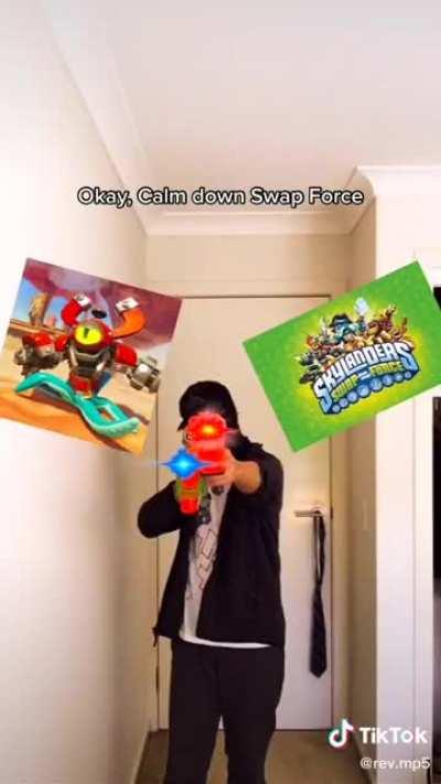 Calm down swap force!