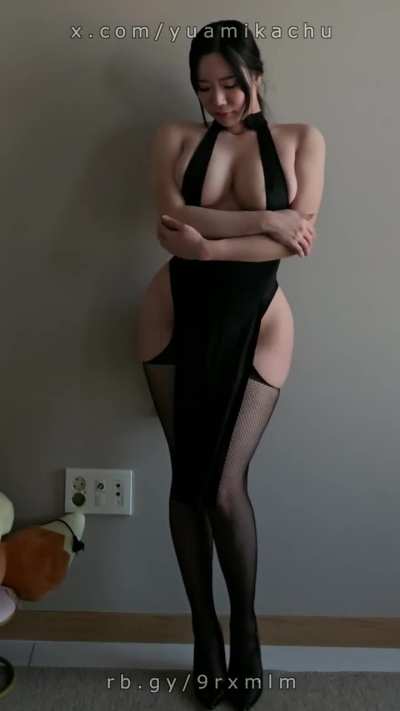 춘리 느낌의 치파오 룩북 ¦ H컵 모델 룩북 ¦ 후방주의 쩌는 몸매 ¦ lookbook ¦ Transparent try on haul ¦ streetfighter chun-Li