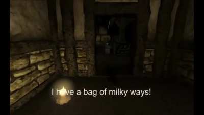 I have a bag of Milky Ways!