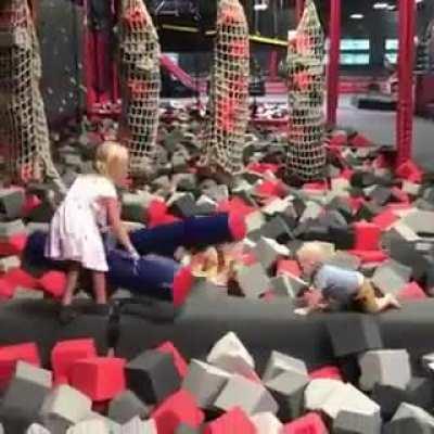 Let me show to this toddler who's stronger