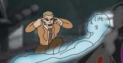 YOU'RE FIGHTING SO YOU CAN GIVE CAVE JOHNSON LEMONS