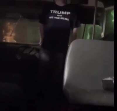 Drunk Trump Supporter In Idaho At A Haunted House Loses An Argument With Children And Pulls A Gun On Them