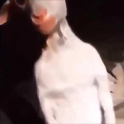 He’s been standing