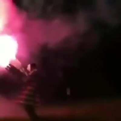 Fireworks machine gun