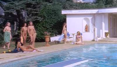 Jane Anthony, Christina Hart, Jill Damas, Drina Pavlovic, others - Games Girls Play (UK1974) (2/2) - The pool