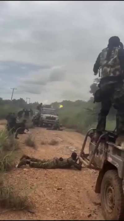 Nigerian Army repelling attempted ambush by Boko Haram
