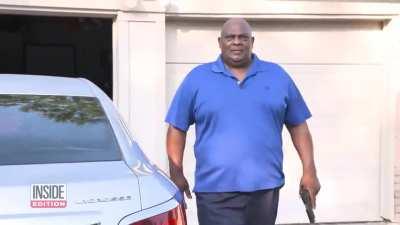 Two Heroes save a 68 year old man from two vicious pitbulls.