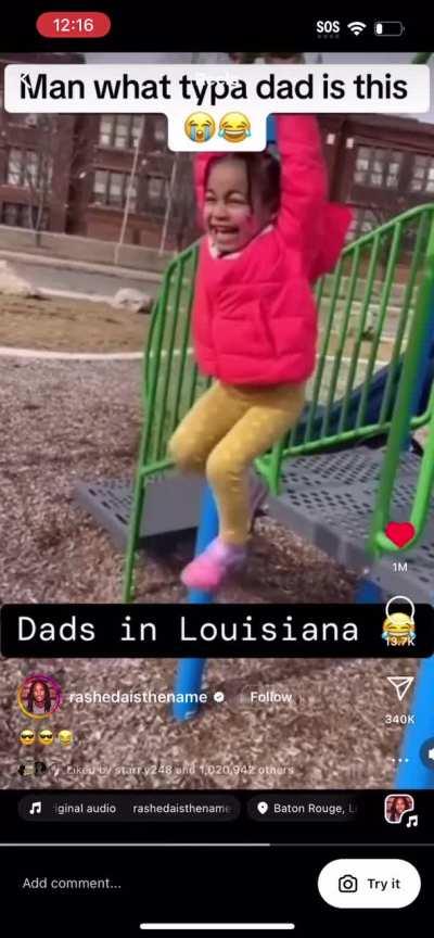 I can tell he bald asf