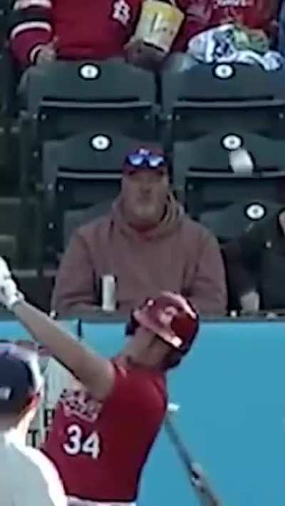 Never let your beer play catcher. 