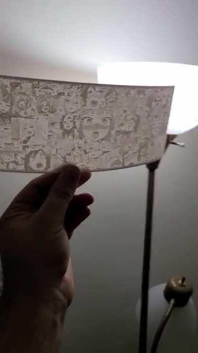 You guys like my new lampshade?