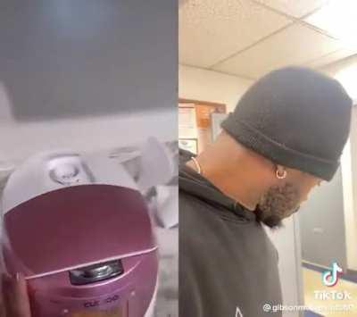 Something was going on in the background