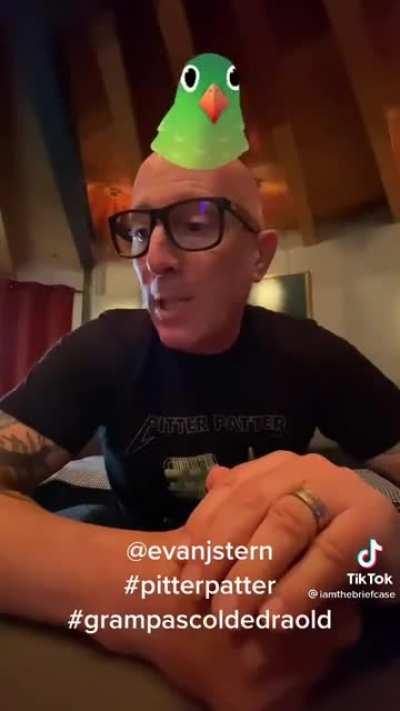 Maynard responding to Evan Stern on TikTok
