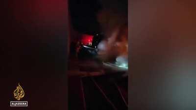 Israelis block aid bound for Gaza: Delivery trucks burnt and food aid destroyed