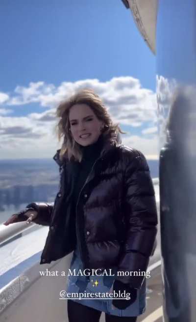 JoJo while at the Empire State Building via insta story 10-16-24