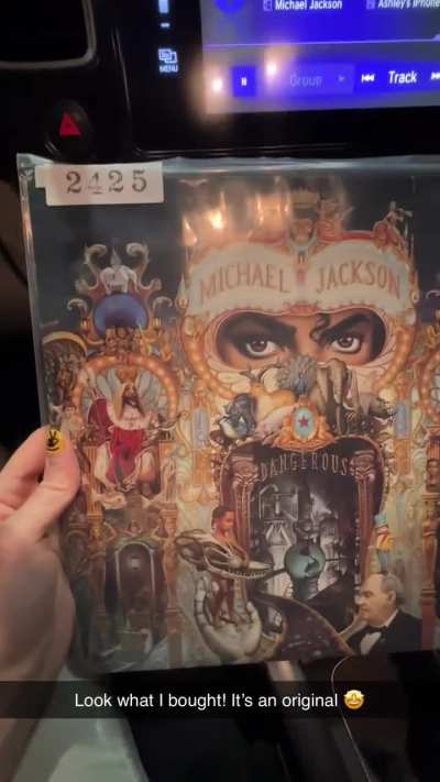 Got an original copy of the Dangerous album!