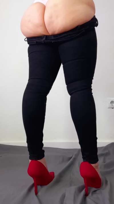 You weren't just supposed to take pictures of the heels?