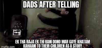 Mummy! Papa story nahi suna rahe