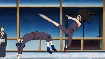 Anybody else loves the Hyuga's Gentle Fist taijutsu? Even this small duel between Hinata and Hanabi was refreshing to watch.