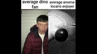 Average dino fan vs Average anomalocaris enjoyer, the battle from the century