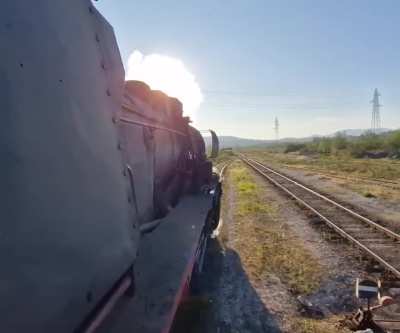 We drove one of the last WW2 Steam Locomotives (Full Video Below)