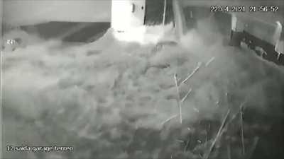 Getting relocated mid-swim.