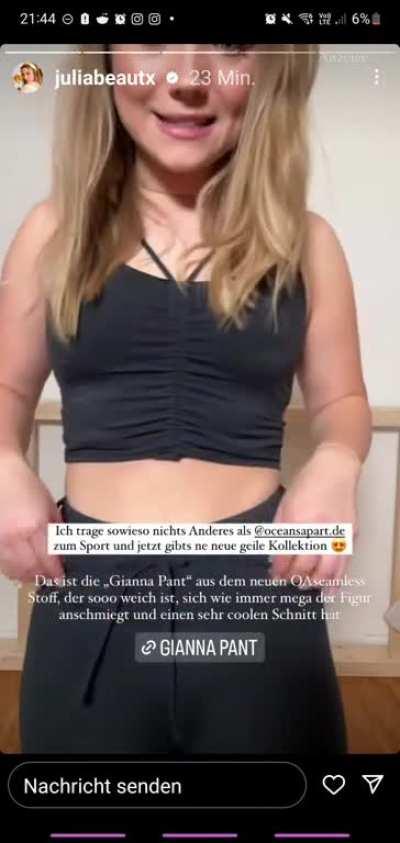 Eine ältere Oceans Apart Werbung von Julia
