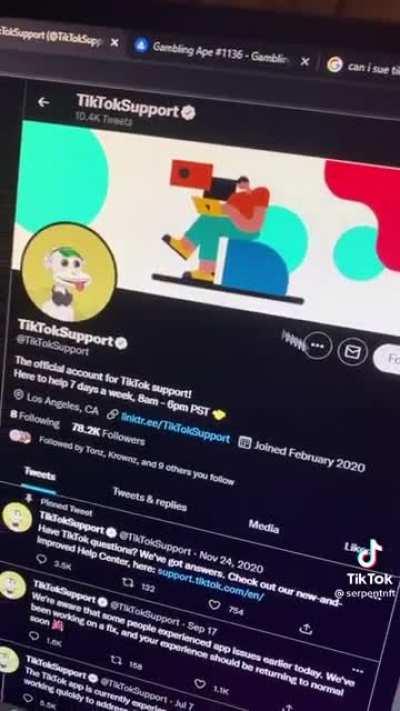 How dare Tiktok steal my $1,000 JPEG!!! You will be sued!!!