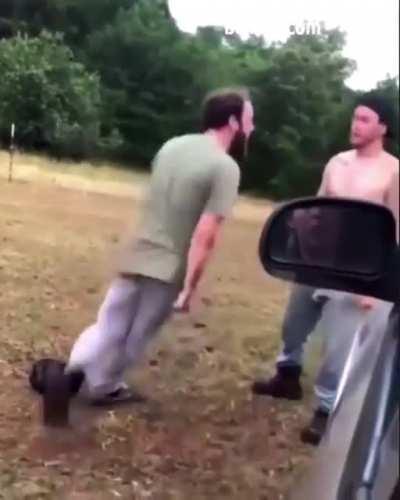 I’ll intimidate him before we start fighting.