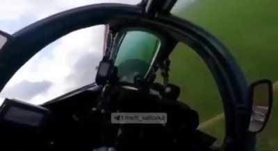 A raid by a Ukrainian Su-25 attack aircraft on the positions of Russian troops in the Kharkiv region.