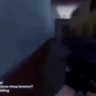 Admin, he's doing it sideways