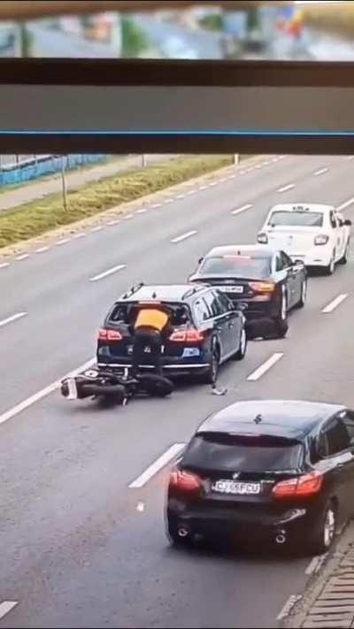 Collision with a 360 jump