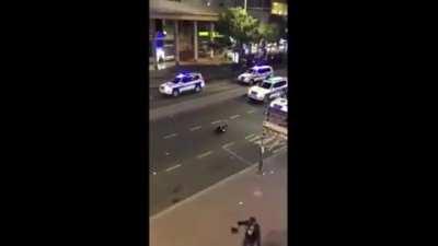 Serbian police don't play around.