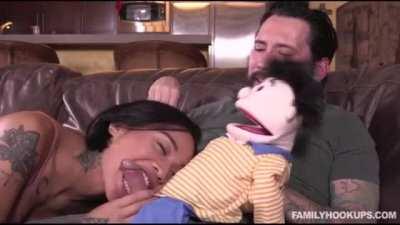 Blowjob For A Puppet