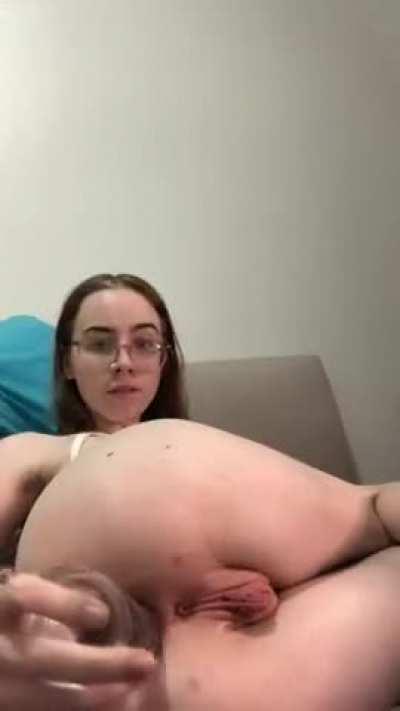 learning how to gape my ass ;)