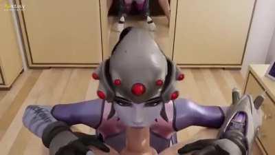 Widowmaker deepthroat (auxtasy)