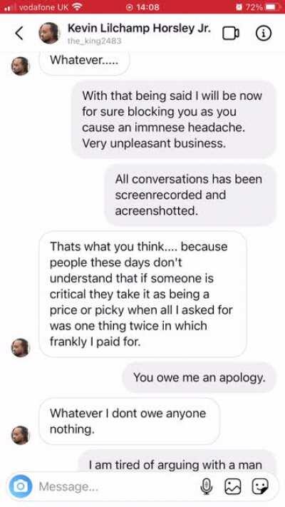 Bruh, I am too nice... I waste my time by trying to be nice to these childish grown ass cunts. ...just see for yourself what's behind the scenes. A grown ass 40-50 years old man and me...Bare headache: