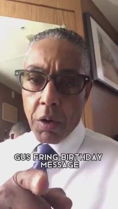 A message from Gus to Greg’s