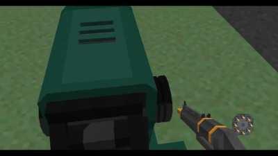 When you find out the Modpack you're playing has guns.