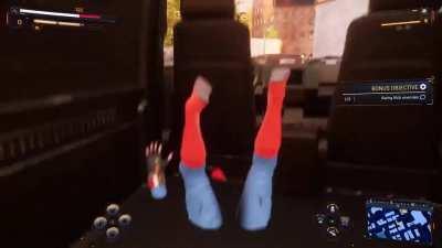 Spider-Man getting straight up kidnapped.