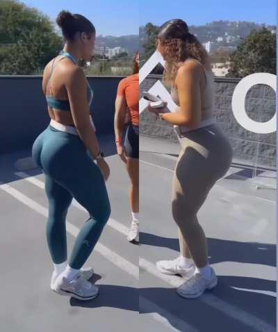 4K Version of the clip where their asses look fucking insane