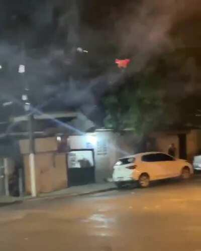 Annoyed by loud music, man uses drone to hit neighbors with fireworks