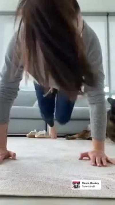 What fun being underneath her