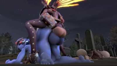 Overwatch Futa Cum inflation Hentai