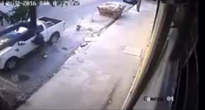 Neutralized from the car