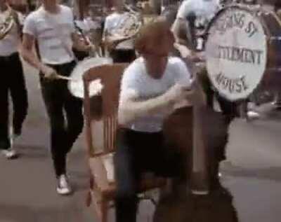 Me as the only string player in my school band