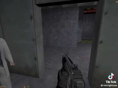 Why Gorden take the scientists shotgun